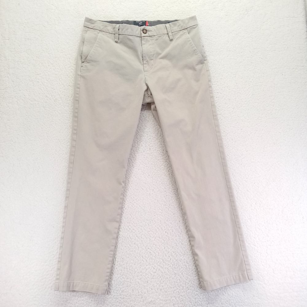 Dockers Mens Smart 360 Flex Slim Fit Khaki Chino Pants Tan 33x30 S112320